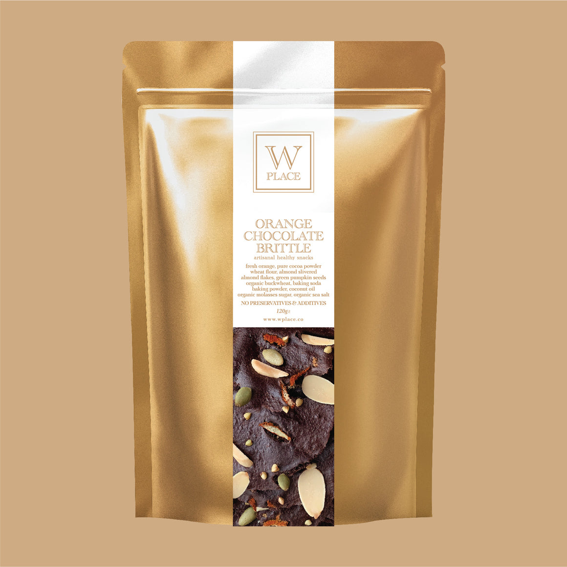 ORANGE CHOCOLATE BRITTLE | 120g±