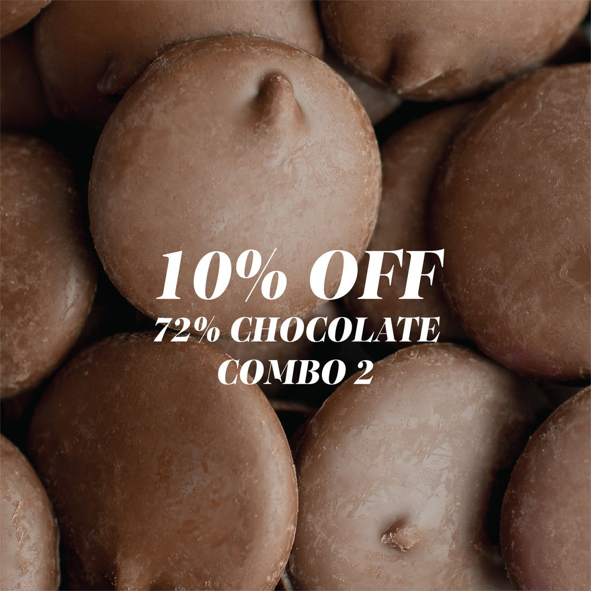 COMBO 2 - 10% Off - 72% Dark Chocolate French Sea Salt | 200g + 72% Dark Chocolate Raisins | 220g (VEGAN)
