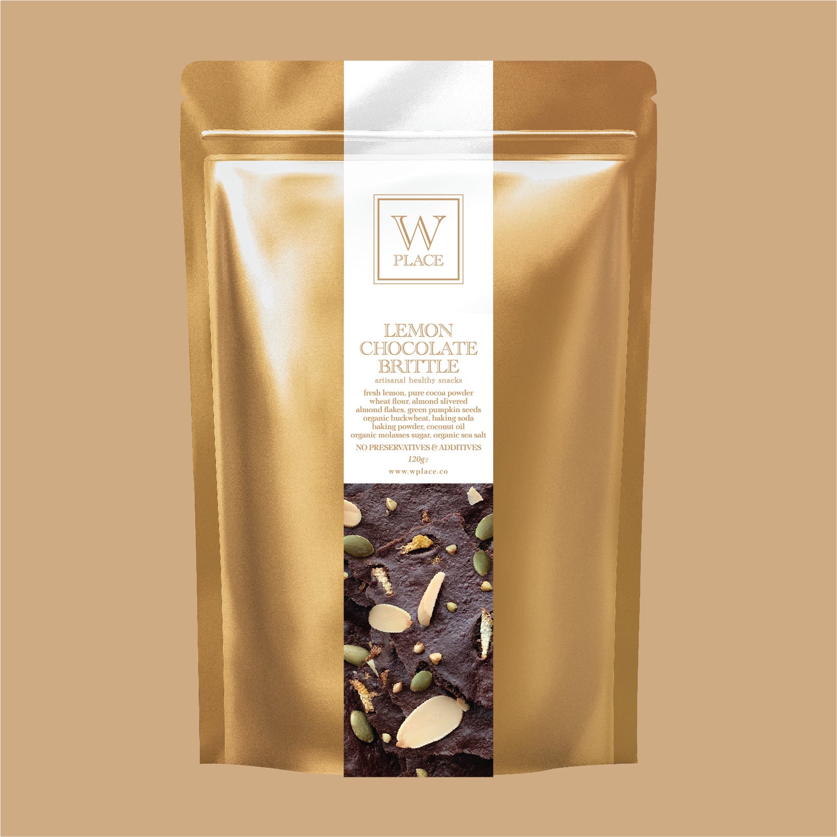 LEMON CHOCOLATE BRITTLE | 120g±