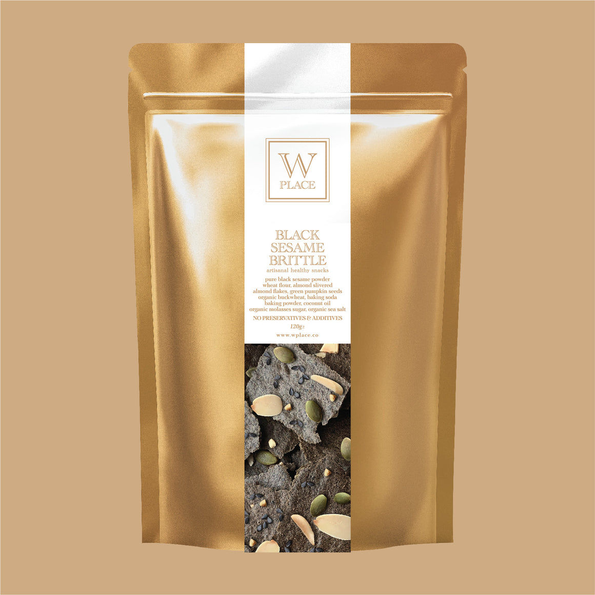BLACK SESAME BRITTLE | 120g±