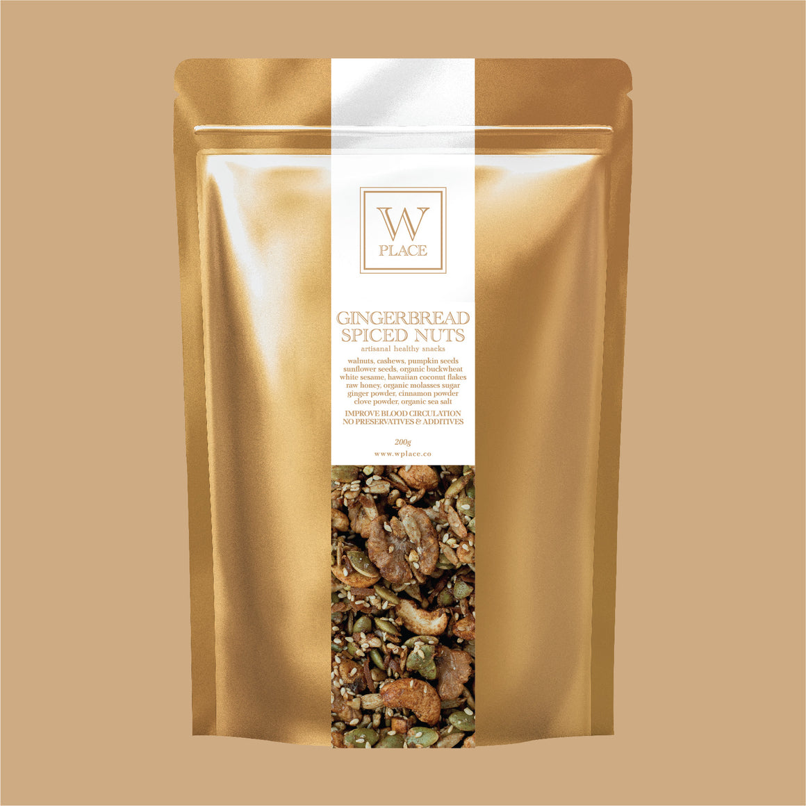 GINGERBREAD SPICED NUTS | 200g