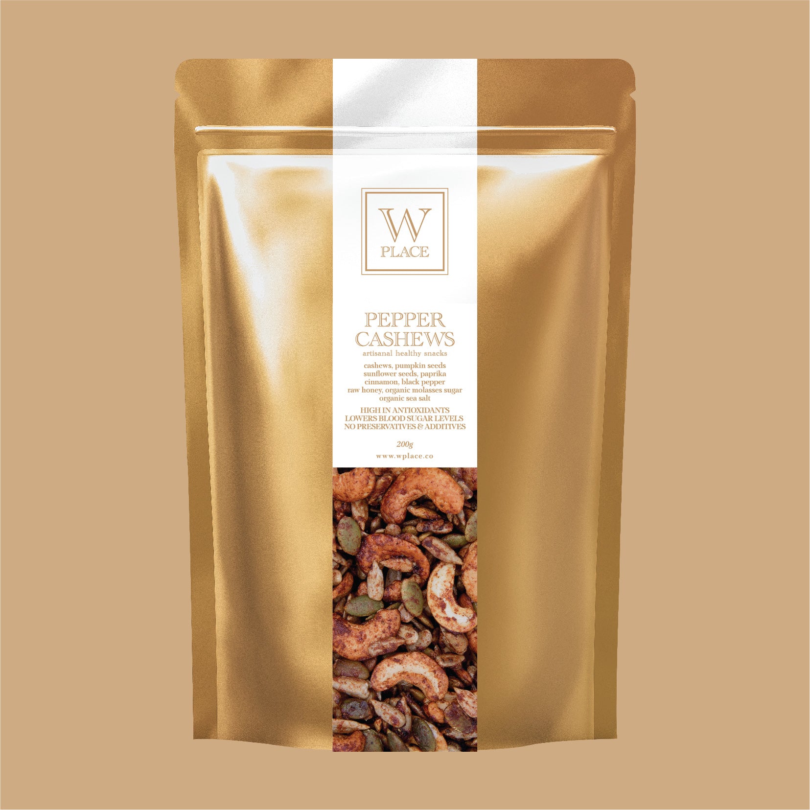 PEPPER CASHEWS | 200g