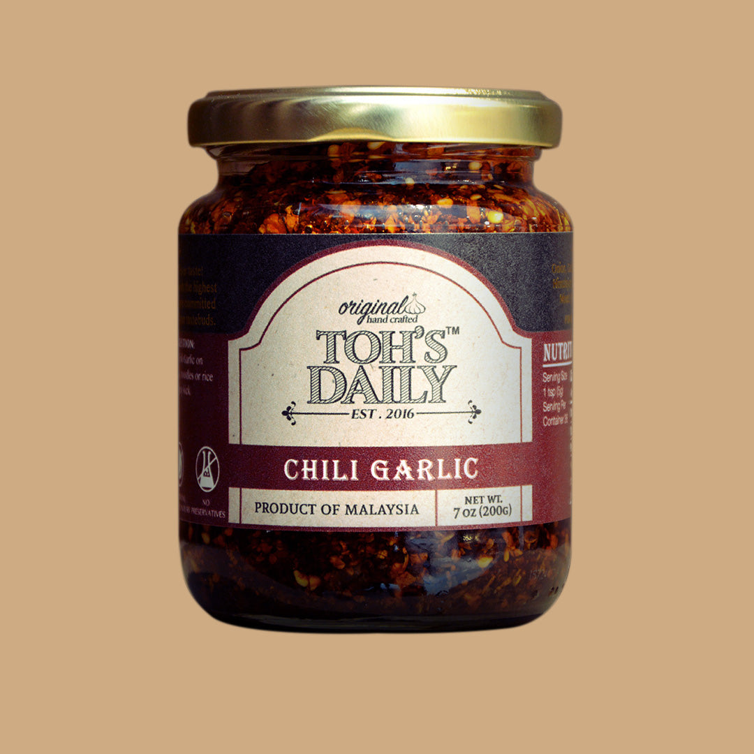 Toh’s Daily Chilli Garlic Original / 200g - RM21 x 1 bottles